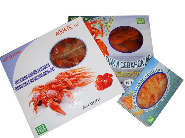 Раки в ассортименте в Тюмени