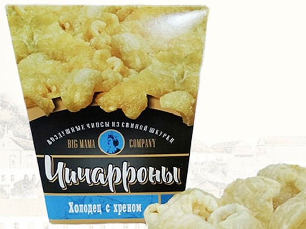 Чичарроны со вкусом холодца и хрена в Тюмени
