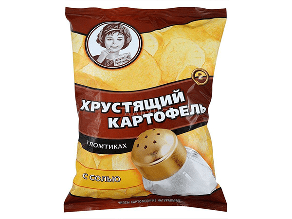 Картофельные чипсы "Девочка" 160 гр. в Тюмени