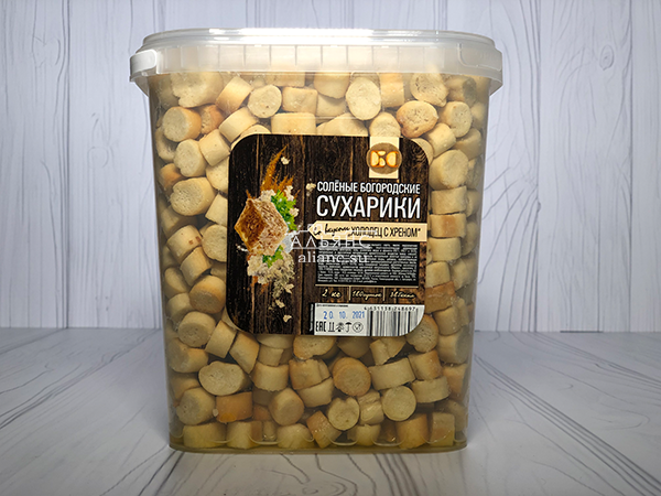 Сухарики с холодцом и хреном в Тюмени