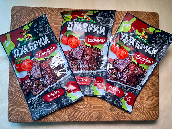 Джерки из индейки "Баффало" 45 гр. в Тюмени