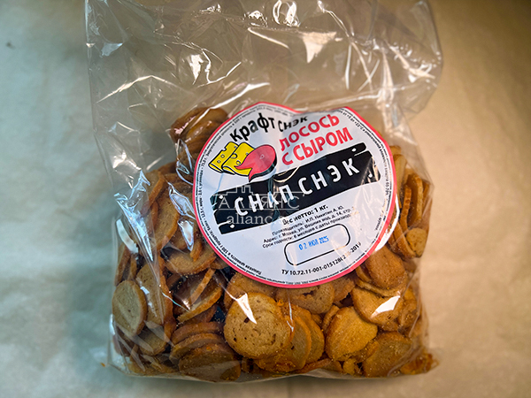 Снапсы ПШЕНИЧНЫЕ "Лосось с сыром" в Тюмени