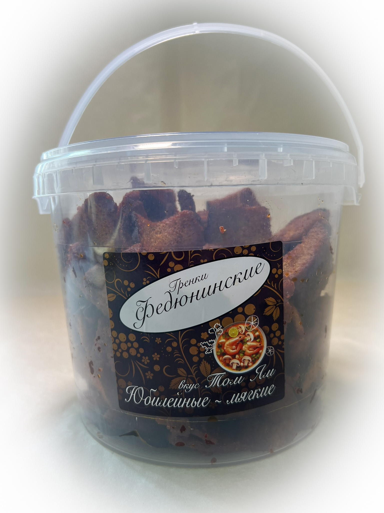 Гренки "ФЕДЮНИНСКИЕ" "Том ям" (ведро 900 гр.) в Тюмени
