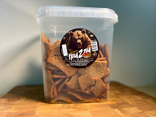 Ведро Ржаные гренки со вкусом Крылышки Барбекю (1 кг) в Тюмени