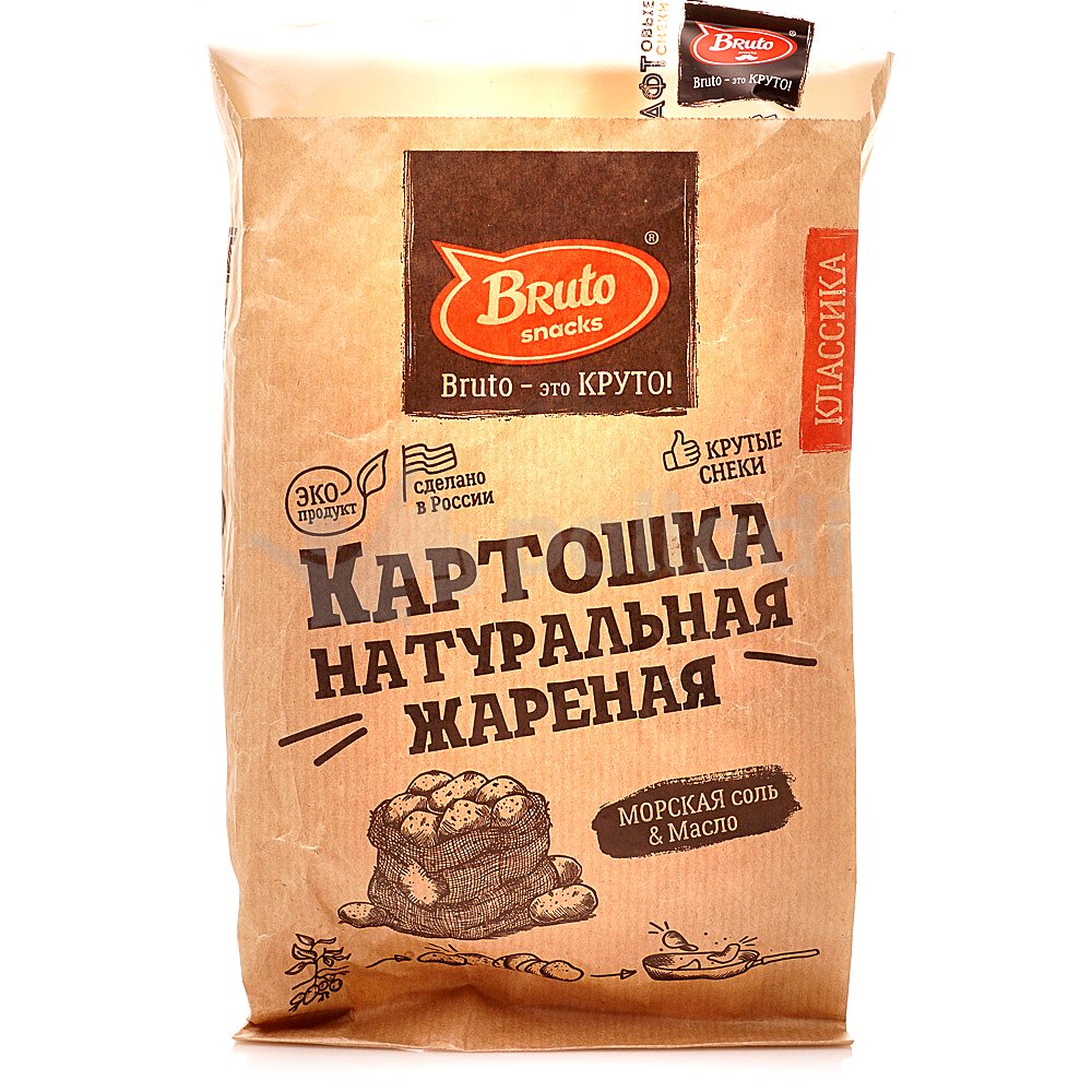 Картофель «Бруто» с солью 70 гр. в Тюмени